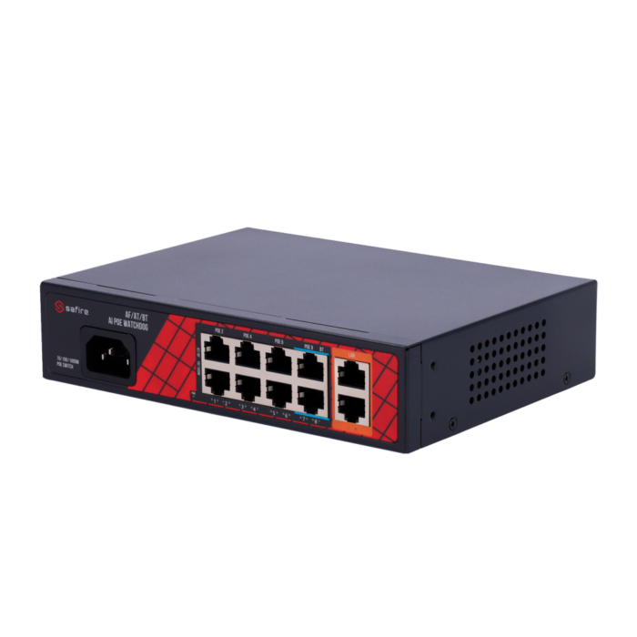 Safire Switch Hi-PoE 8 Port – Bild 2