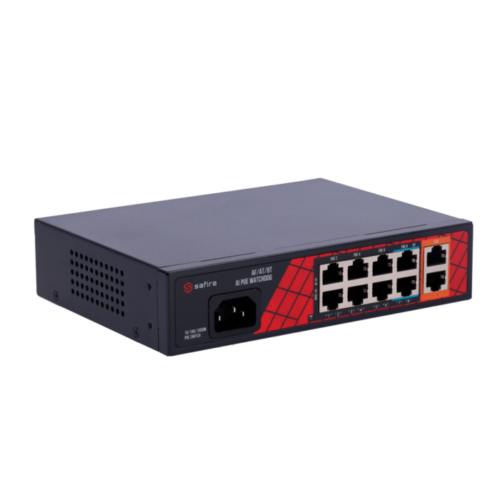Safire Switch Hi-PoE 8 Port – Bild 3