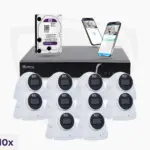 Basic Set mit 10 Dome-Kameras