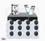 Basic Set mit 12 Dome-Kameras