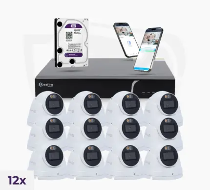 Basic Set mit 12 Dome-Kameras