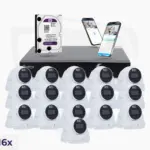 Basic Set mit 16 Dome-Kameras