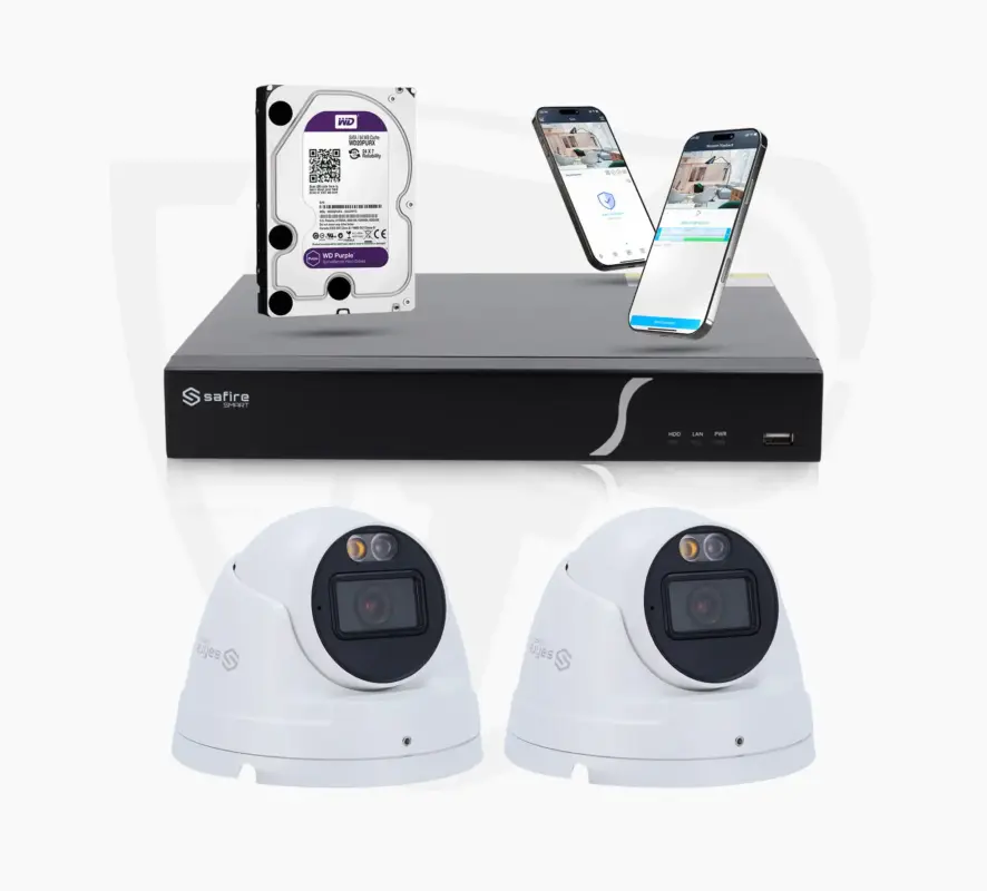 Basic Set mit 2 Dome-Kameras