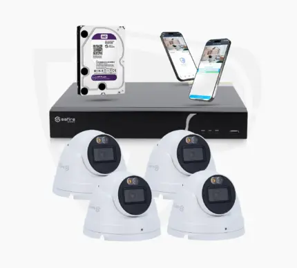 Basic Set mit 4 Dome-Kameras