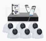 Basic Set mit 6 Dome-Kameras