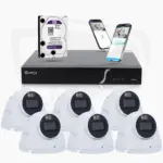 Basic Set mit 6 Dome-Kameras