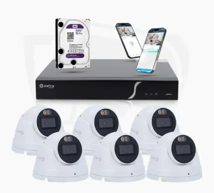 Basic Set mit 6 Dome-Kameras