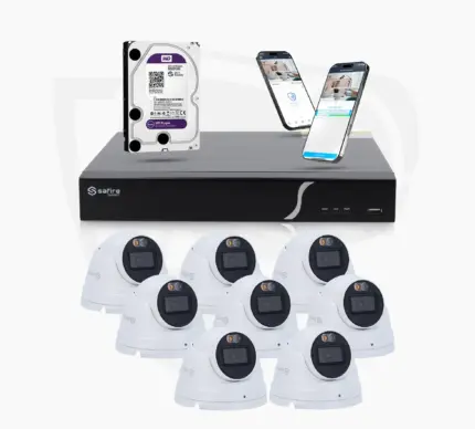 Basic Set mit 8 Dome-Kameras