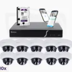 Pro Set mit 10 Dome-Kameras