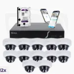 Pro Set mit 12 Dome-Kameras