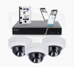 Pro Set mit 3 Dome-Kameras