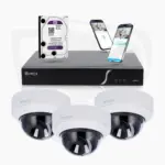 Pro Set mit 3 Dome-Kameras
