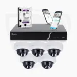 Pro Set mit 5 Dome-Kameras