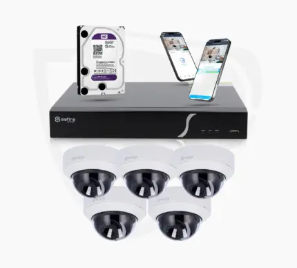 Pro Set mit 5 Dome-Kameras