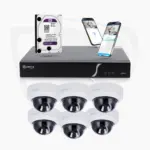 Pro Set mit 6 Dome-Kameras
