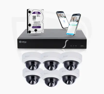 Pro Set mit 6 Dome-Kameras