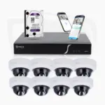 Pro Set mit 8 Dome-Kameras